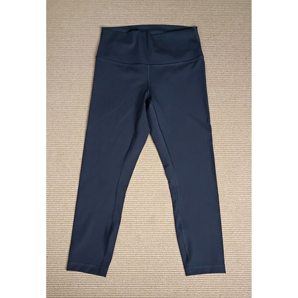 Lululemon Wunder Under High-Rise Crop 23" Luxtreme Black Size 8 Leggings W6BAKS